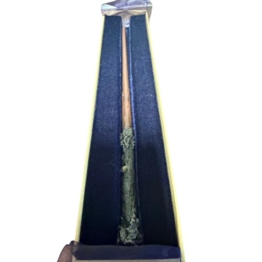 Handcrafted Wooden Wizard Wand with Velvet Lined Presentation Box Collectible